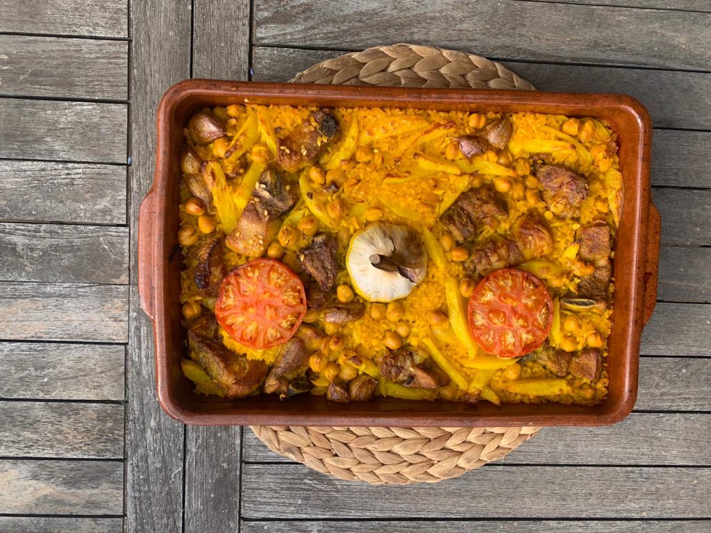 Spécialité culinaire Valence Espagne : Arroz al Horno