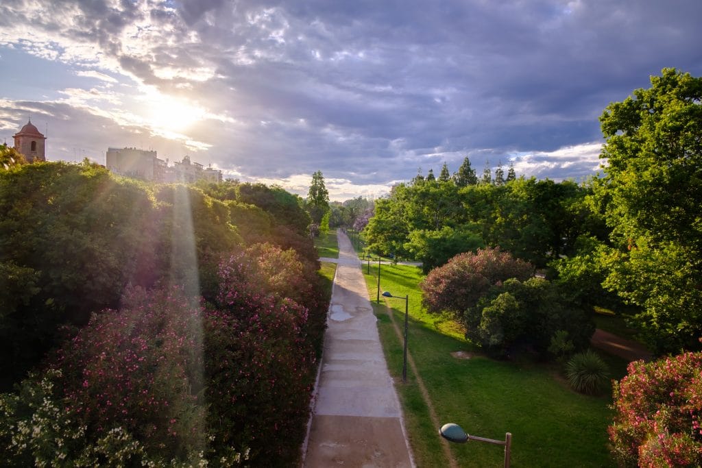 Se promener dans les Jardins du Turia - Valencia